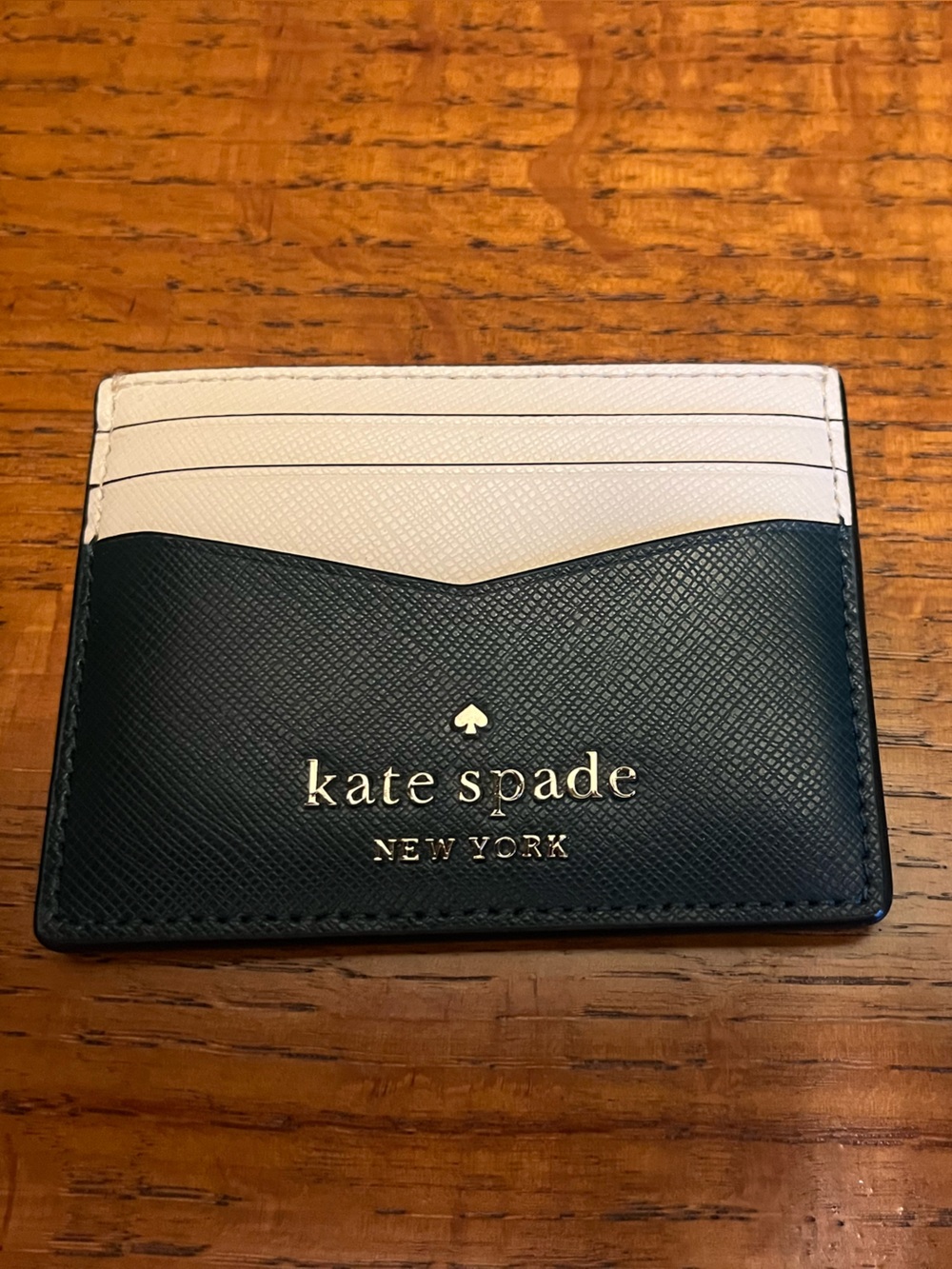 Kate Spade Green Leather Waller Cardholder